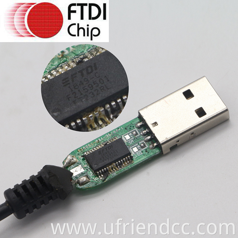 OEM Factory DB9 Pin Female RS232 Serial Port To DC 3.5mm Audio Jack Converter Cable